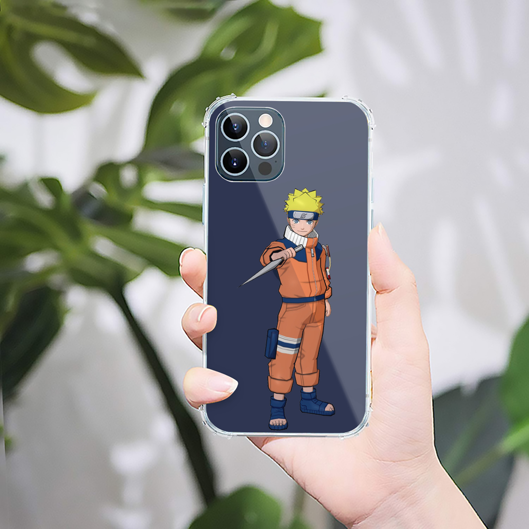（画像用） NARUTO -ナルト- うずまき ナルト Uzumaki Naruto 【iPhone 12シリーズ対応】透明スマホケース（クリアソフトケース）
